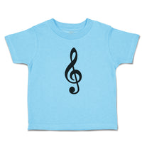 Toddler Clothes Musical Clef and Treble Note Symbol Toddler Shirt Cotton