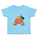 Toddler Clothes A Ant Monogram Initial Toddler Shirt Baby Clothes Cotton