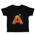 Toddler Clothes A Ant Monogram Initial Toddler Shirt Baby Clothes Cotton