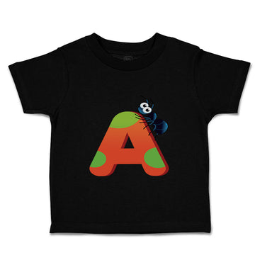 Toddler Clothes A Ant Monogram Initial Toddler Shirt Baby Clothes Cotton