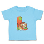 Toddler Clothes L Lion Monogram Initial Toddler Shirt Baby Clothes Cotton