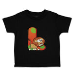 Toddler Clothes L Lion Monogram Initial Toddler Shirt Baby Clothes Cotton