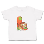 Toddler Clothes L Lion Monogram Initial Toddler Shirt Baby Clothes Cotton
