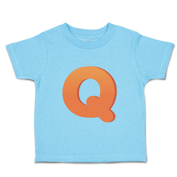 Toddler Clothes Q Monogram Initial Toddler Shirt Baby Clothes Cotton