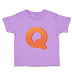 Toddler Clothes Q Monogram Initial Toddler Shirt Baby Clothes Cotton