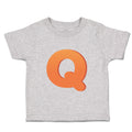 Toddler Clothes Q Monogram Initial Toddler Shirt Baby Clothes Cotton