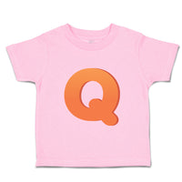 Toddler Clothes Q Monogram Initial Toddler Shirt Baby Clothes Cotton