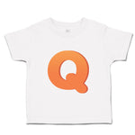 Toddler Clothes Q Monogram Initial Toddler Shirt Baby Clothes Cotton