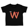 Toddler Clothes W with Face Letter Alphabet Toddler Shirt Baby Clothes Cotton