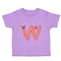 Toddler Clothes W with Face Letter Alphabet Toddler Shirt Baby Clothes Cotton