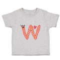 Toddler Clothes W with Face Letter Alphabet Toddler Shirt Baby Clothes Cotton