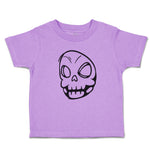 Toddler Clothes Scary Skull Facial Expression Funny Toddler Shirt Cotton