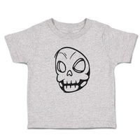 Toddler Clothes Scary Skull Facial Expression Funny Toddler Shirt Cotton