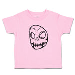 Toddler Clothes Scary Skull Facial Expression Funny Toddler Shirt Cotton