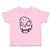 Toddler Clothes Scary Skull Facial Expression Funny Toddler Shirt Cotton