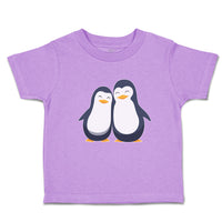Toddler Clothes Aquatic Twin Penguins Flightless Birds Toddler Shirt Cotton