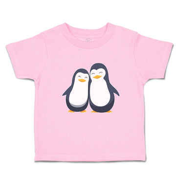 Toddler Clothes Aquatic Twin Penguins Flightless Birds Toddler Shirt Cotton
