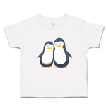 Toddler Clothes Aquatic Twin Penguins Flightless Birds Toddler Shirt Cotton