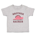 Toddler Clothes Brother Stegosaurus Dinosaur Reptile Herbivorous Toddler Shirt