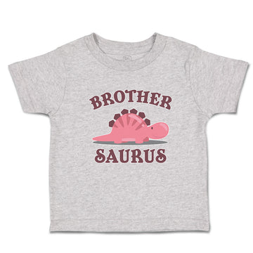 Toddler Clothes Brother Stegosaurus Dinosaur Reptile Herbivorous Toddler Shirt