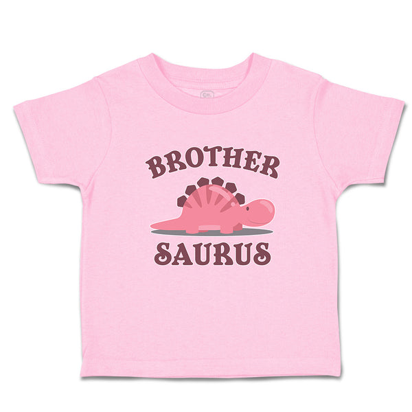 Toddler Clothes Brother Stegosaurus Dinosaur Reptile Herbivorous Toddler Shirt