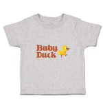 Toddler Clothes Duckling Baby Duck Aquatic Bird with Beak Toddler Shirt Cotton