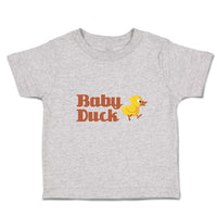 Toddler Clothes Duckling Baby Duck Aquatic Bird with Beak Toddler Shirt Cotton