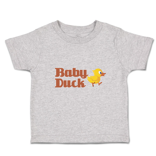 Toddler Clothes Duckling Baby Duck Aquatic Bird with Beak Toddler Shirt Cotton