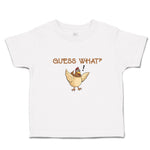 Toddler Clothes Chicken Guess What Question Mark Domesticated Fowl Toddler Shirt