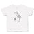 Toddler Clothes Stork Bird with Beak Crane Brings New Born Toddler Shirt Cotton