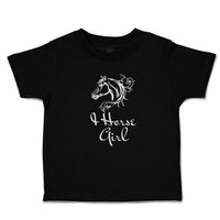 Toddler Clothes Horse Tattoo Girl Animal Head Toddler Shirt Baby Clothes Cotton