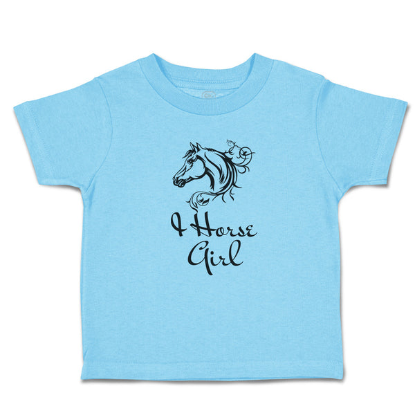 Toddler Clothes Horse Tattoo Girl Animal Head Toddler Shirt Baby Clothes Cotton