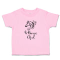Toddler Clothes Horse Tattoo Girl Animal Head Toddler Shirt Baby Clothes Cotton