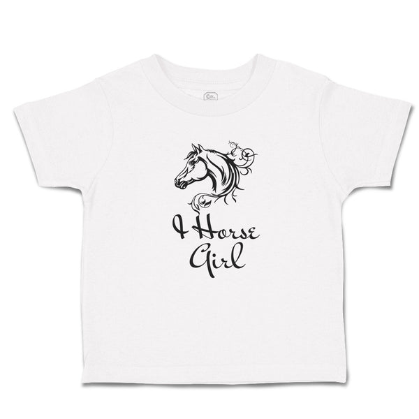 Toddler Clothes Horse Tattoo Girl Animal Head Toddler Shirt Baby Clothes Cotton
