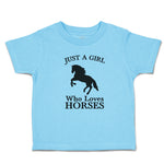 Just A Girl Who Loves Horses Silhouette