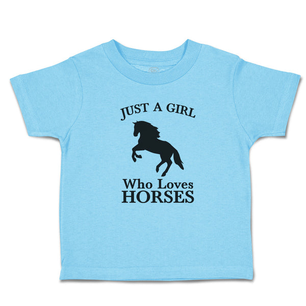 Just A Girl Who Loves Horses Silhouette