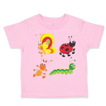 Toddler Clothes Butterfly Ladybug Caterpillar Termite Hungry Caterpillar Cotton