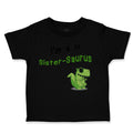 Toddler Clothes Small Dinosaur I'M Lil Sister-Saurus Dinos Toddler Shirt Cotton