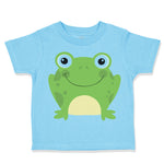 Toddler Clothes Green Smiling Frog Funny Toddler Shirt Baby Clothes Cotton