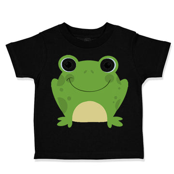 Toddler Clothes Green Smiling Frog Funny Toddler Shirt Baby Clothes Cotton