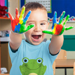 Green Smiling Frog Funny