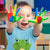 Green Smiling Frog Funny
