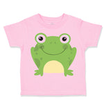 Toddler Clothes Green Smiling Frog Funny Toddler Shirt Baby Clothes Cotton