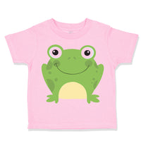 Toddler Clothes Green Smiling Frog Funny Toddler Shirt Baby Clothes Cotton
