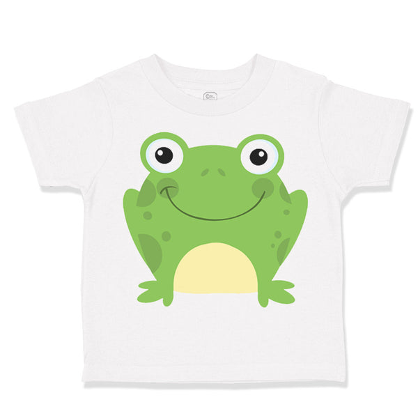 Green Smiling Frog Funny