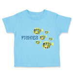 Toddler Clothes Fish with 6 Little Fish Ocean Sea Life Toddler Shirt Cotton