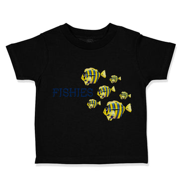 Toddler Clothes Fish with 6 Little Fish Ocean Sea Life Toddler Shirt Cotton