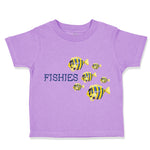 Toddler Clothes Fish with 6 Little Fish Ocean Sea Life Toddler Shirt Cotton