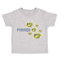 Toddler Clothes Fish with 6 Little Fish Ocean Sea Life Toddler Shirt Cotton
