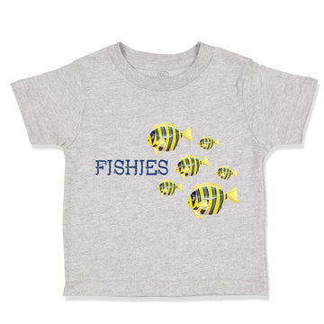 Toddler Clothes Fish with 6 Little Fish Ocean Sea Life Toddler Shirt Cotton